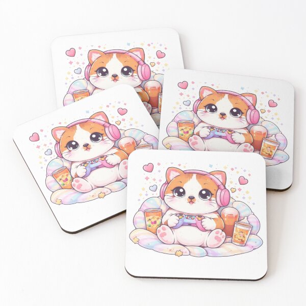 Item preview, Cute Kitty designed and sold by Arcade&Pixel.