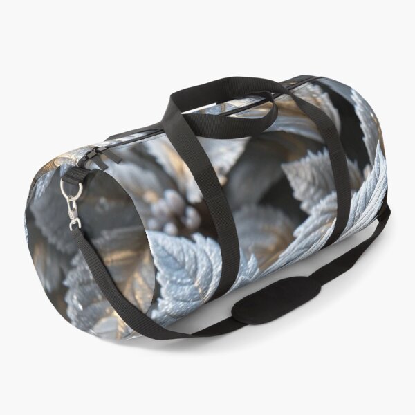 Item preview, Frosted Leaves Close-Up – Icy Botanical Nature Illustration designed and sold by semenol.