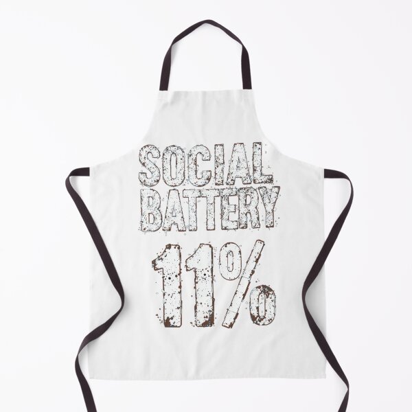 Item preview, Social Battery 1%: Relatable Introvert & Mental Health Art designed and sold by AGawas.