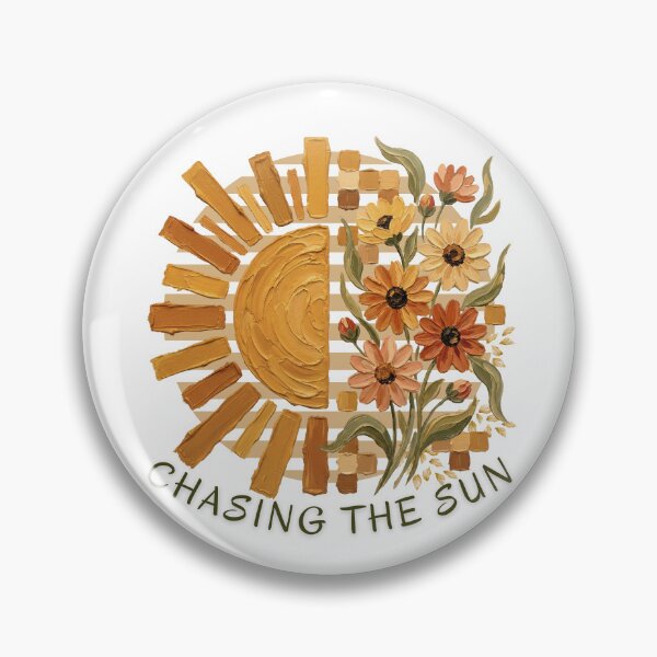 Item preview, Chasing the Sun Boho Sunflower Impasto Art designed and sold by VibranPalette.