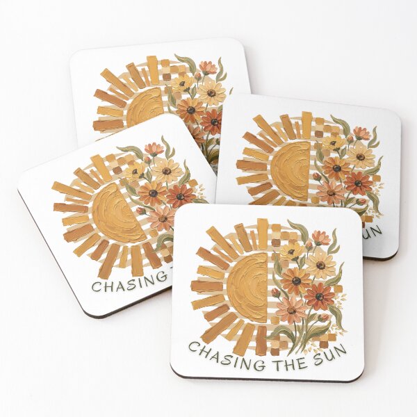 Item preview, Chasing the Sun Boho Sunflower Impasto Art designed and sold by VibranPalette.