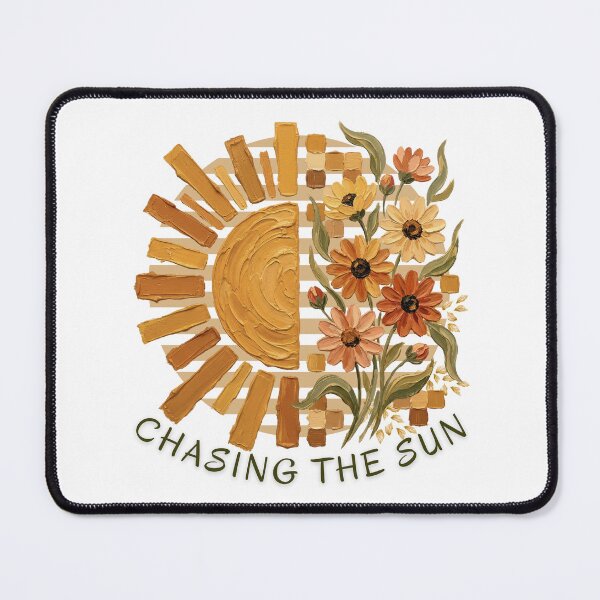 Item preview, Chasing the Sun Boho Sunflower Impasto Art designed and sold by VibranPalette.