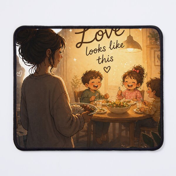 Item preview, Love Looks Like This Mum Life designed and sold by Podartfulpress.