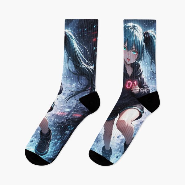 Item preview, Hatsune Miku Vocaloid Neon Cyberpunk Action Runner designed and sold by 108Recordings.