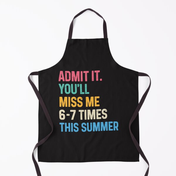 Item preview, Admit It You’ll Miss Me Funny Last Day of School Summer Break Student Teacher Gift designed and sold by kiralynstration.