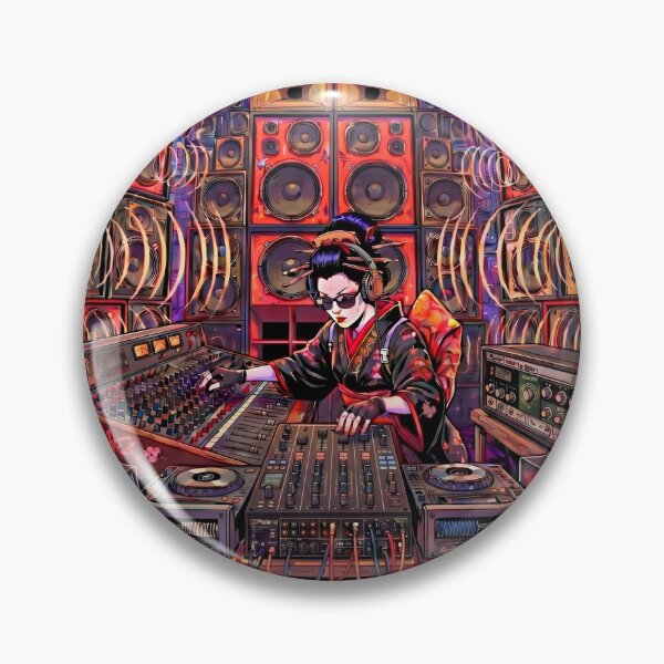 Item preview, Japanese Geisha DJ – Dub Sound System Tokyo Nights designed and sold by Quelliron.