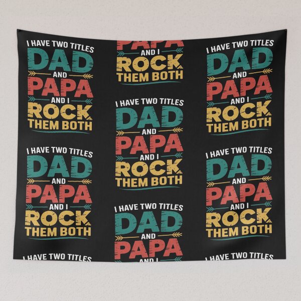 Item preview, I Have Two Titles Dad And Papa Funny Father's Day Dad designed and sold by Soleaani.
