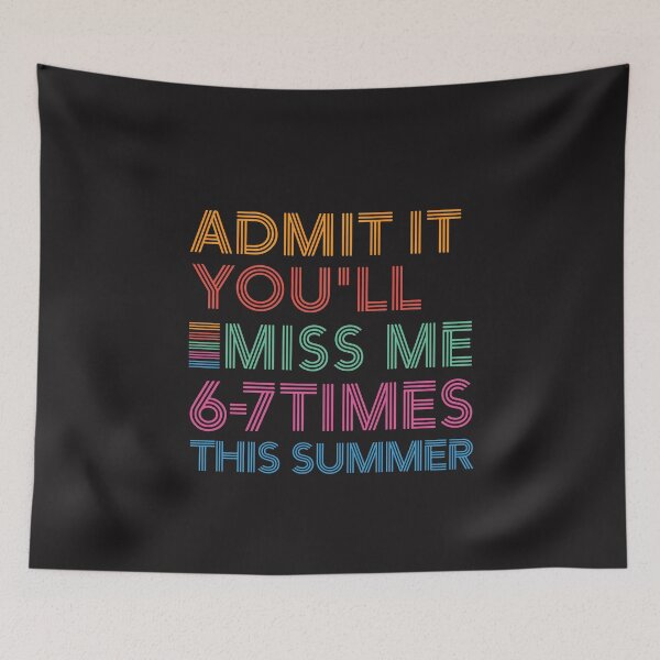 Item preview, Admit You’ll Miss Me Funny Last Day of School Teacher Student Summer Break Meme Gift designed and sold by kiralynstration.