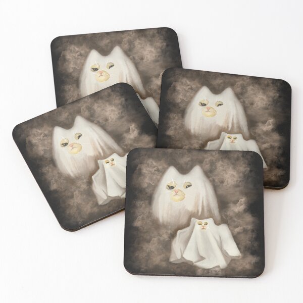 Item preview, Boo! Cat Ghost Halloween Costume Tshirt Design  designed and sold by STAYOKBRAND.