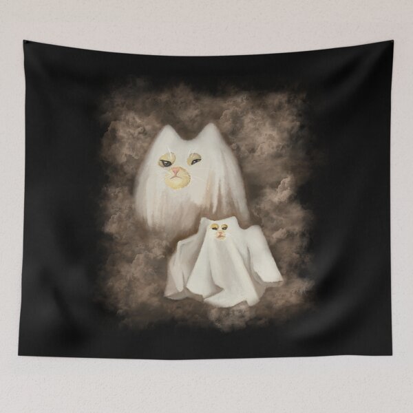 Item preview, Boo! Cat Ghost Halloween Costume Tshirt Design  designed and sold by STAYOKBRAND.