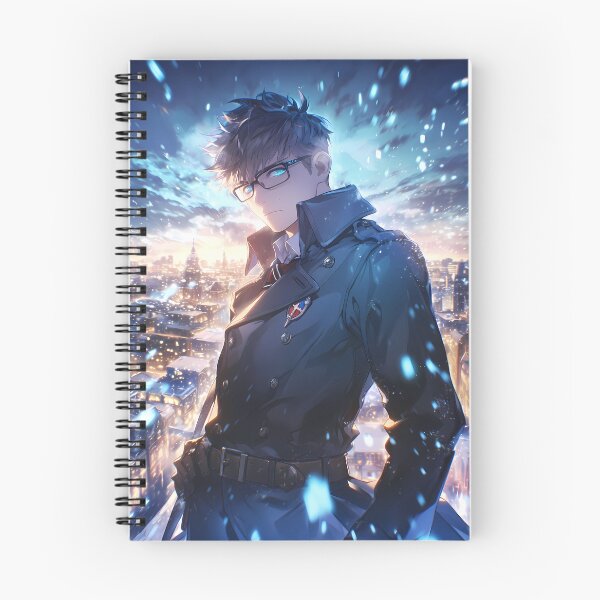Item preview, Yukio Okumura Blue Exorcist City Skyline Snowfall Sunset designed and sold by 108Recordings.