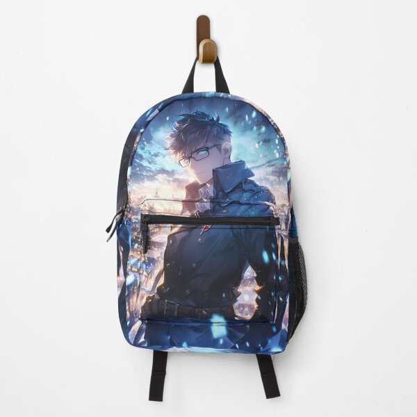 Item preview, Yukio Okumura Blue Exorcist City Skyline Snowfall Sunset designed and sold by 108Recordings.