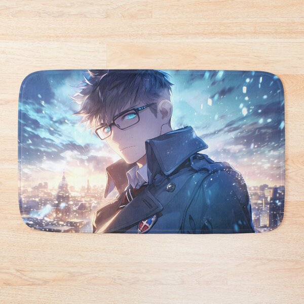 Item preview, Yukio Okumura Blue Exorcist City Skyline Snowfall Sunset designed and sold by 108Recordings.