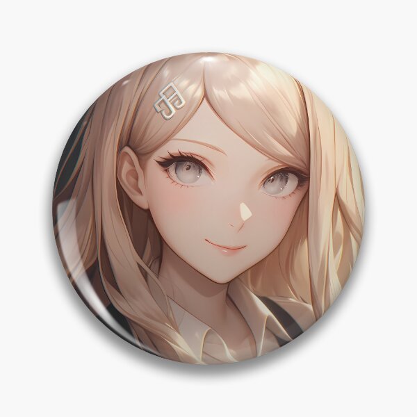 Item preview, Kaede Akamatsu Danganronpa Music Note Blonde Hair Warm Sunset Smile designed and sold by 108Recordings.