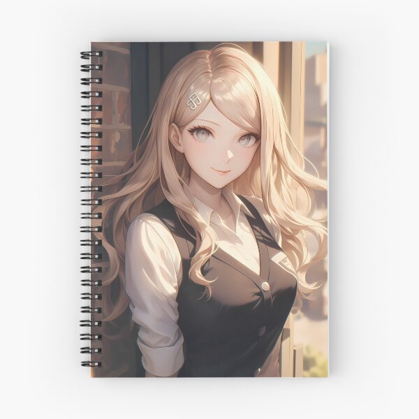 Item preview, Kaede Akamatsu Danganronpa Music Note Blonde Hair Warm Sunset Smile designed and sold by 108Recordings.