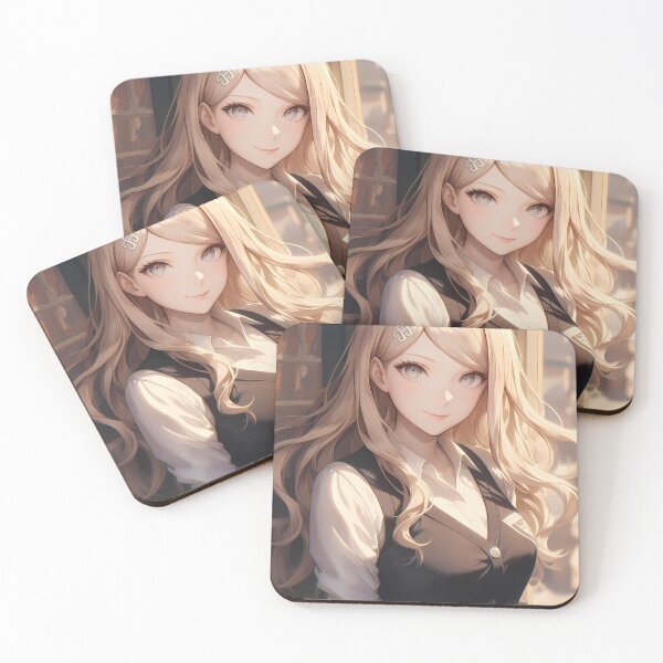 Item preview, Kaede Akamatsu Danganronpa Music Note Blonde Hair Warm Sunset Smile designed and sold by 108Recordings.