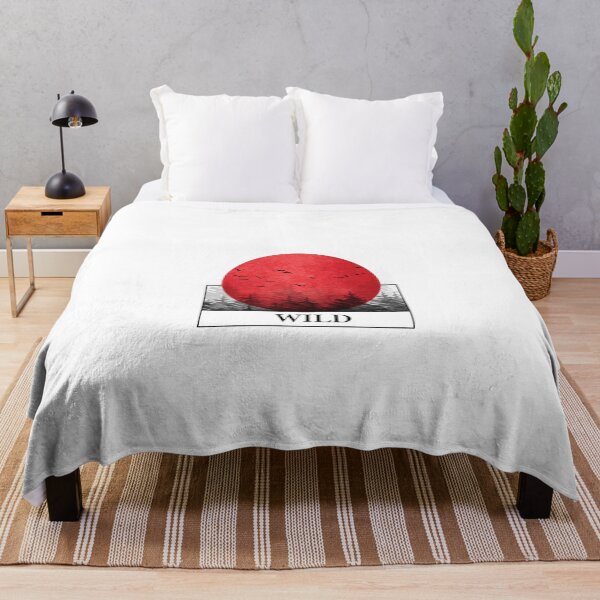 Item preview, Deep Wild Forest - Red Sun Pine Tree Silhouette Art  designed and sold by Atlasoloji.