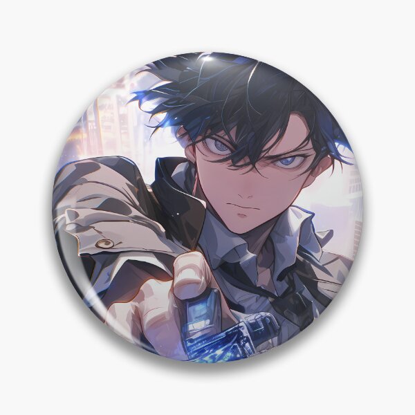 Item preview, Nobuchika Ginoza Psycho Pass Cyberpunk Neon City Blue Glow designed and sold by 108Recordings.