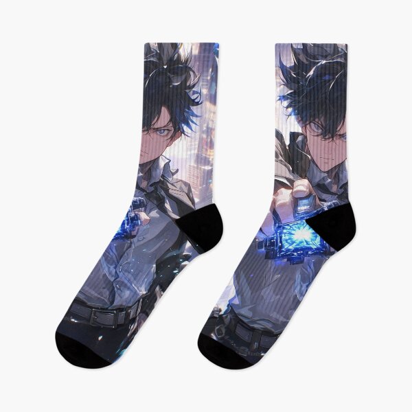 Item preview, Nobuchika Ginoza Psycho Pass Cyberpunk Neon City Blue Glow designed and sold by 108Recordings.