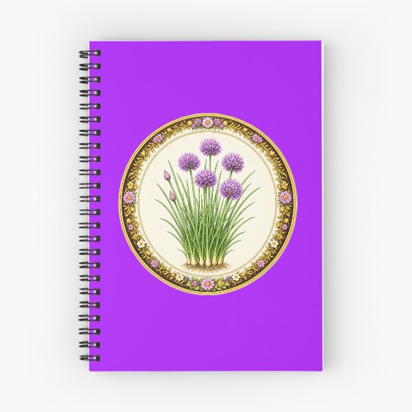 Item preview, Chives – Delicate Garden Grace Herb Portrait designed and sold by TheJoyfulPen.
