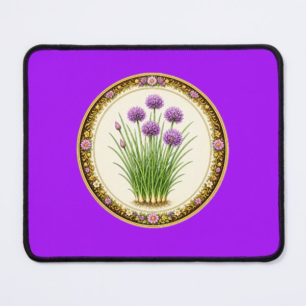 Item preview, Chives – Delicate Garden Grace Herb Portrait designed and sold by TheJoyfulPen.