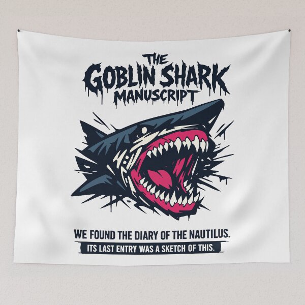 Item preview, Goblin Shark Deep Sea Horror Manuscript designed and sold by WildlifeInc.