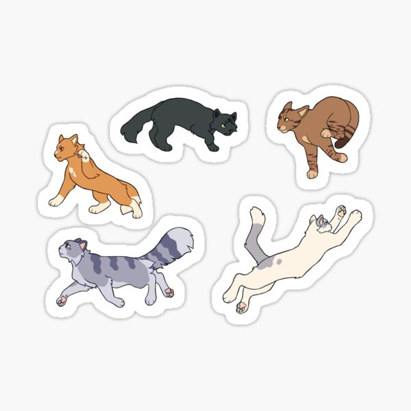 Warrior Cats - Clan Founders (5 stickers) Sticker by Didychu