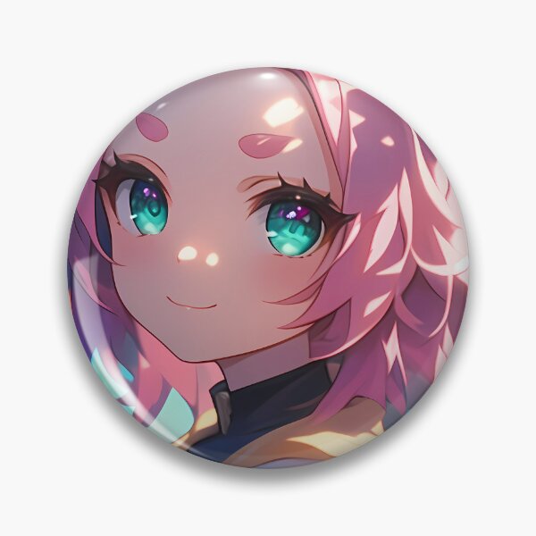 Item preview, Diona Genshin Impact Cat Ears Pink Hair Forest Smile designed and sold by 108Recordings.
