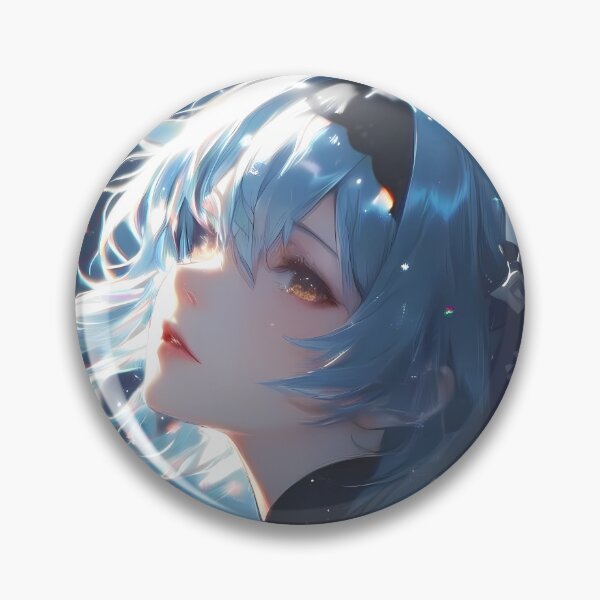 Item preview, Eula Genshin Impact Blue Hair Winter Night Snow Sparkle Pose designed and sold by 108Recordings.