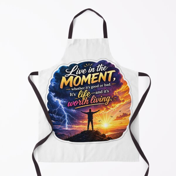 Item preview, Live in the Moment Sunset Motivation designed and sold by lorand-designs.