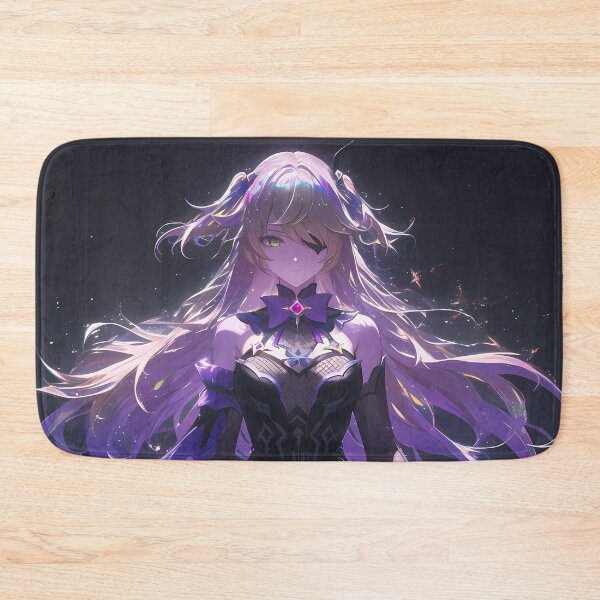 Item preview, Fischl Genshin Impact Purple Starry Gothic Magic Night Vibes designed and sold by 108Recordings.