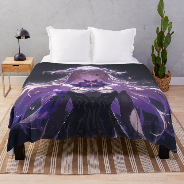 Item preview, Fischl Genshin Impact Purple Starry Gothic Magic Night Vibes designed and sold by 108Recordings.