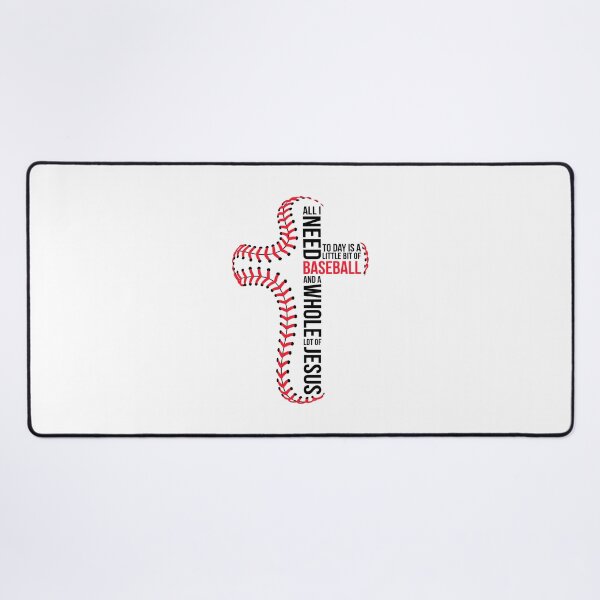 Item preview, I Need Baseball and Jesus Sports Christian Cross designed and sold by wansilastomi.