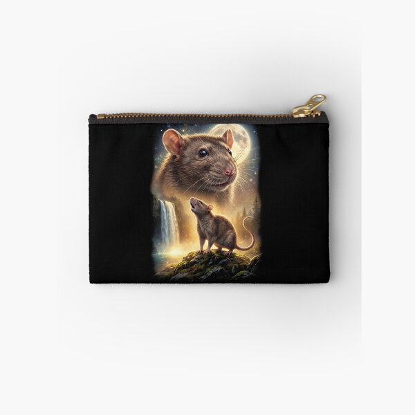 Item preview, Rat Howling Moon Art Animal Lover designed and sold by DoodleTortle.