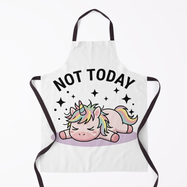 Item preview, Funny Unicorn Not Today T-Shirt – Cute Lazy Mood Meme Design designed and sold by DIRTYSKETCHH.
