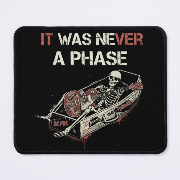 Item preview, Skeleton Guitar Casket - It Was Never a Phase Rock designed and sold by Nacho Average Designs.