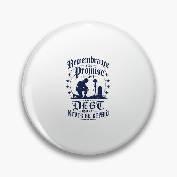 Item preview, Remembrance Is the Promise We Keep Memorial Day Patriotic Tribute Honor Veterans designed and sold by kiralynstration.