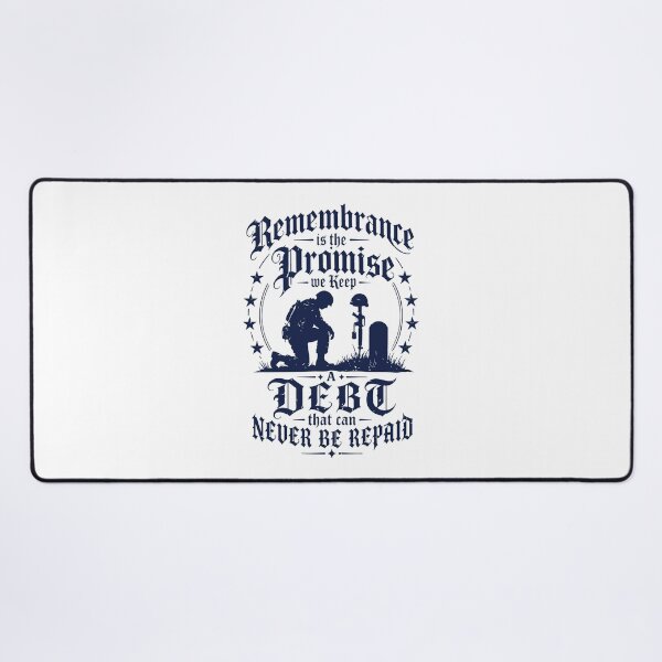 Item preview, Remembrance Is the Promise We Keep Memorial Day Patriotic Tribute Honor Veterans designed and sold by kiralynstration.