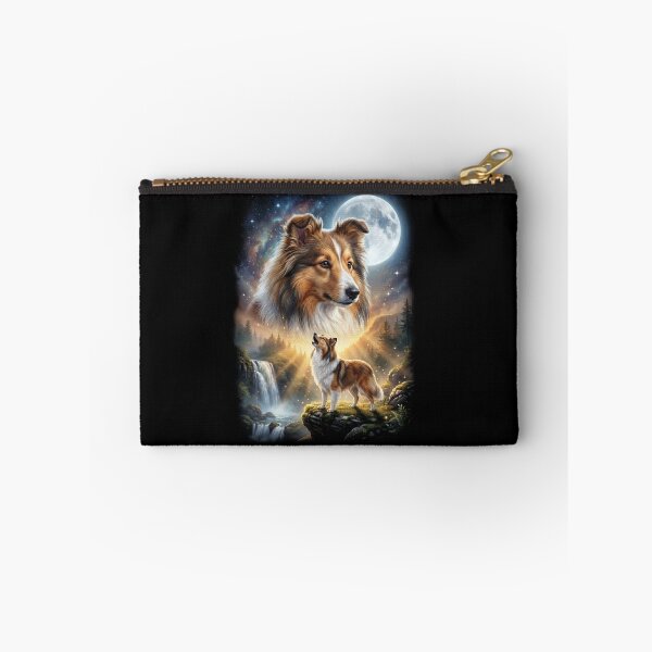 Item preview, Shetland Sheepdog Howling Moon Art Dog Lover designed and sold by DoodleTortle.