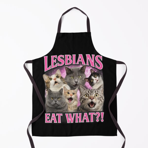 Item preview, Lesbians Eat What? Funny Pride Humor Quote | LGBTQ+ Typography Design designed and sold by flowerpower999.
