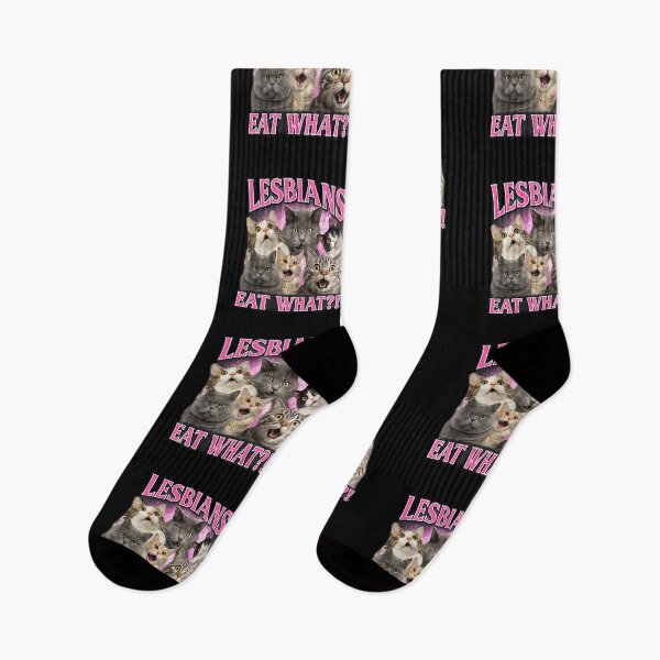 Item preview, Lesbians Eat What? Funny Pride Humor Quote | LGBTQ+ Typography Design designed and sold by flowerpower999.