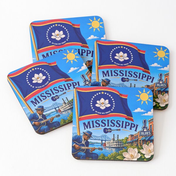 Item preview, Mississippi -  Blues River Scene designed and sold by Myra365Art.