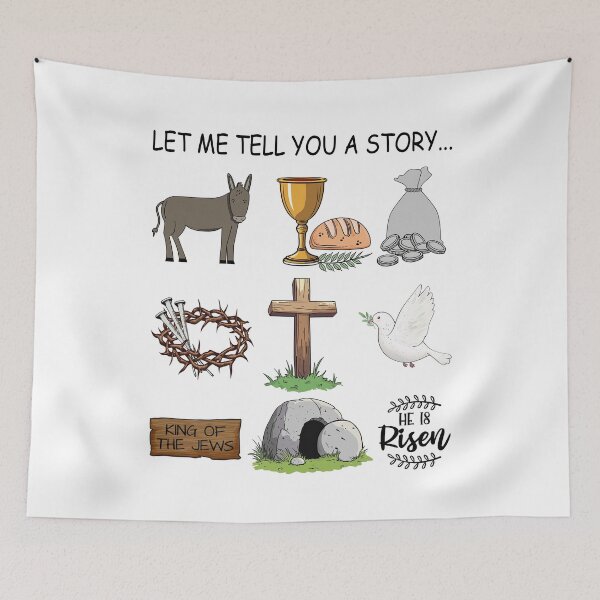 Item preview, Let Me Tell You A Story He Is Risen Jesus Christian designed and sold by wansilastomi.