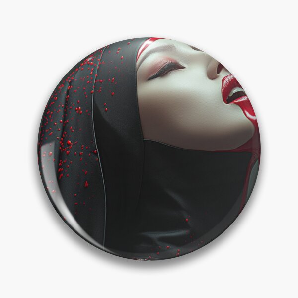 Item preview, anime nun designed and sold by CursedbyLilith.