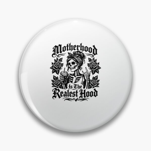 Item preview, Motherhood Hood Skeleton Mom Rocker Roses designed and sold by snowry.