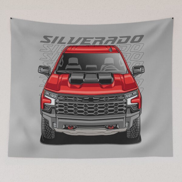 Item preview, Chevy Silverado 1500 ZR2 (Red Hot) designed and sold by JioojiProject.