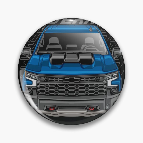 Item preview, Chevy Silverado 1500 ZR2 (Glacier Blue) designed and sold by JioojiProject.