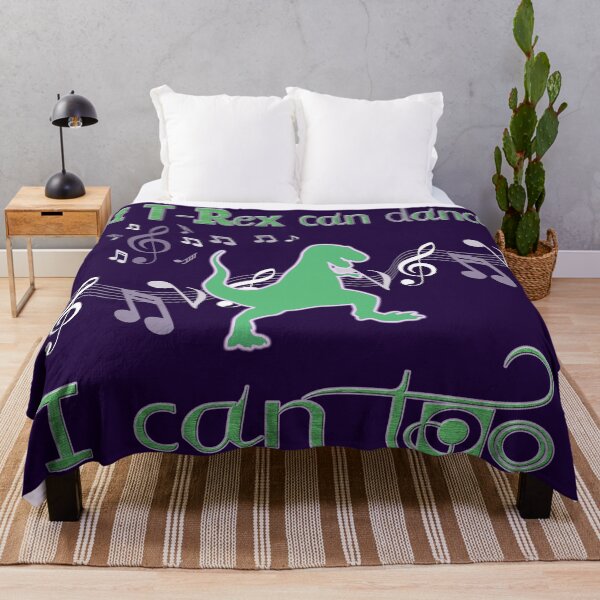 Item preview, If T-Rex Can Dance I Can Too – Funny Dinosaur Music Art designed and sold by Lainey1978.