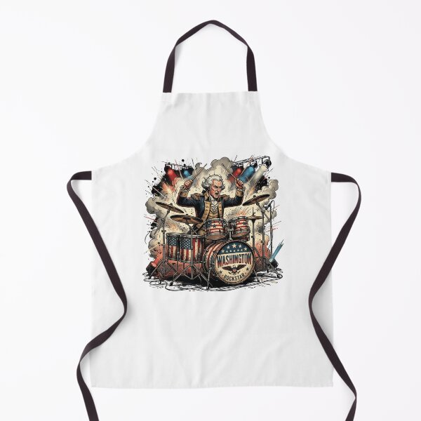 Item preview, WASHINGTON ROCKSTAR George Washington Drummer designed and sold by snowry.