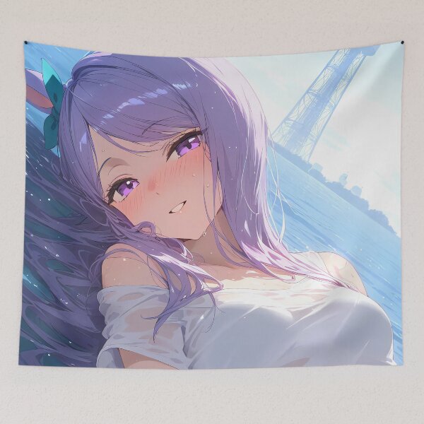 Item preview, Mejiro McQueen Uma Musume Paris Blue Daydream designed and sold by SuperTeamCanada.